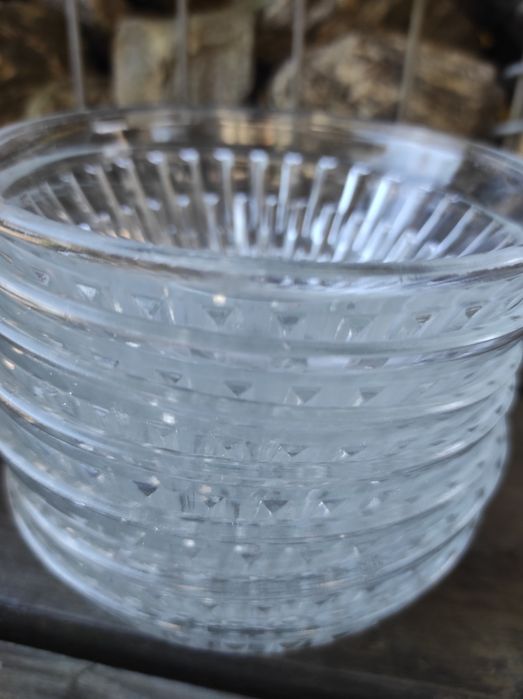 Komplet 6 salaterek szklanych