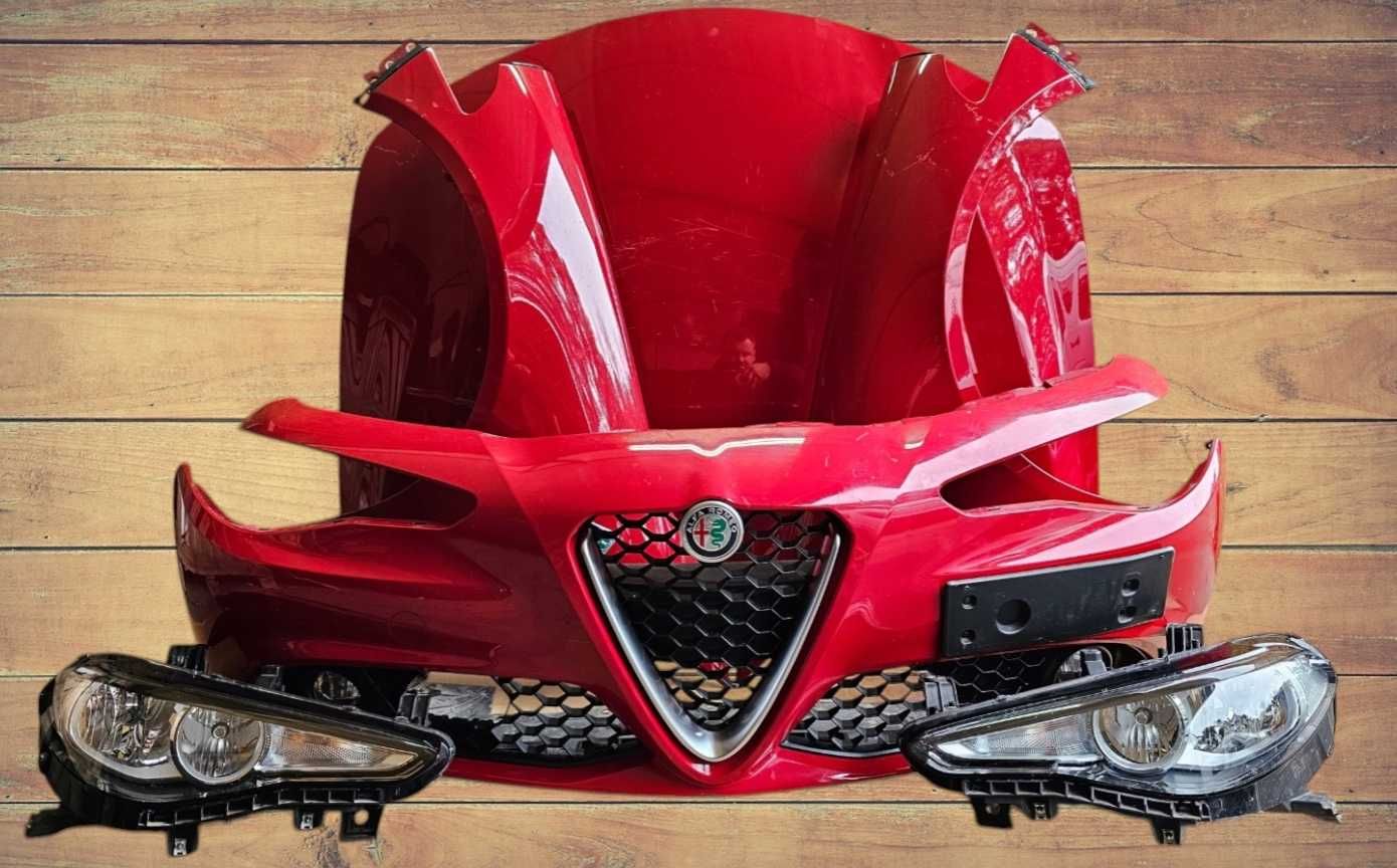 Alfa Romeo Giulia Бампер передний комплектный б/у оригинал.
