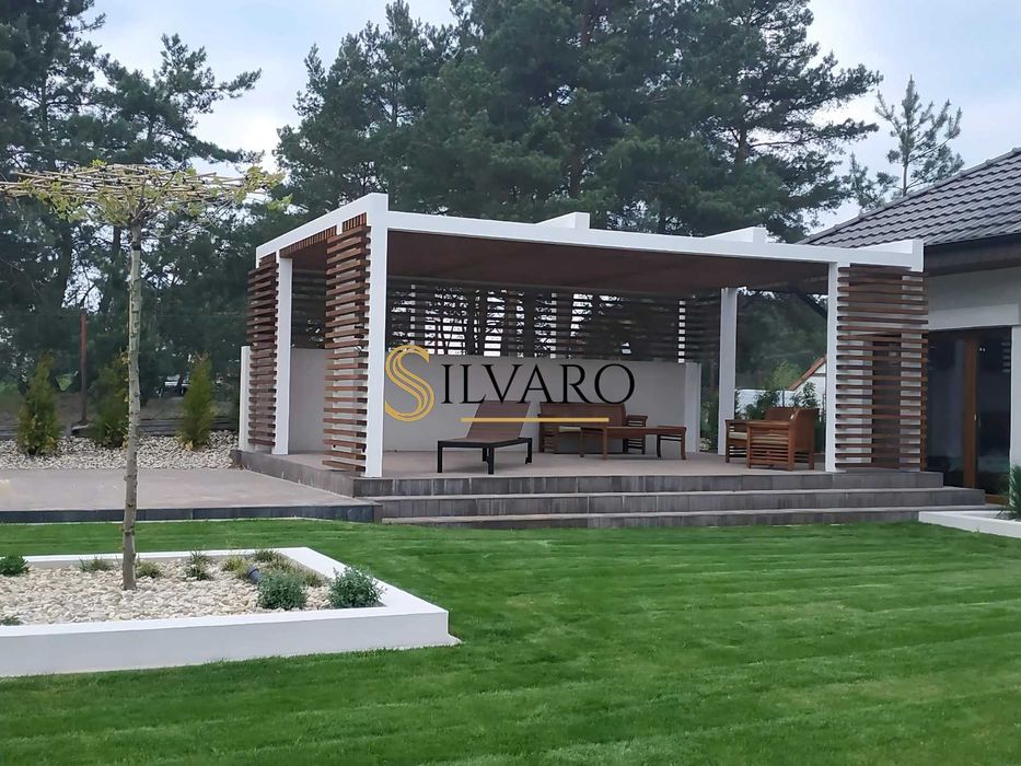 Altana Drewniana Nowoczesna Premium Silvaro Garden