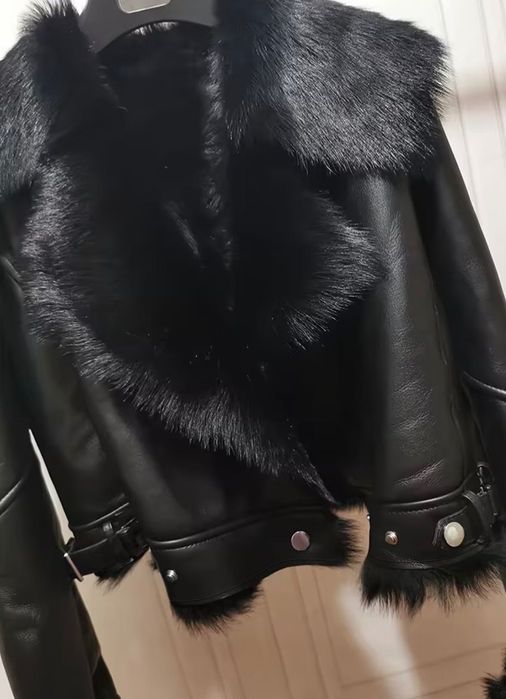 Куртка из искусственной кожи