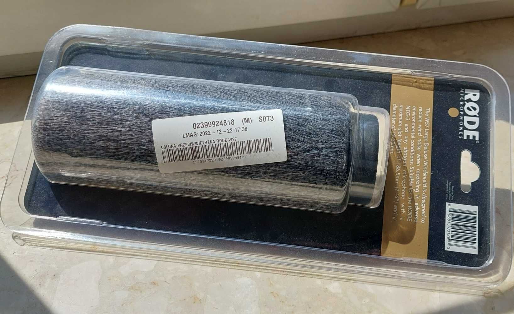 Nowa osłona przeciwwietrzna do mikrofonu Rode WS7