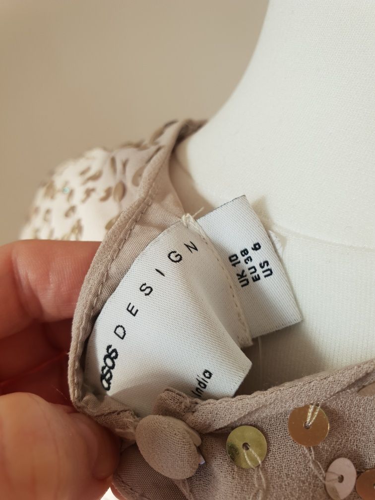 Sukienka cekinowa Asos Design