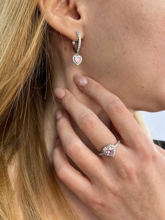 Сережки Пандора з мішечком Pandora