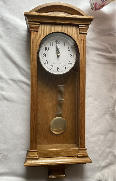 Zegar retro/vintage szafkowy wiszący Adler melodia i kurant