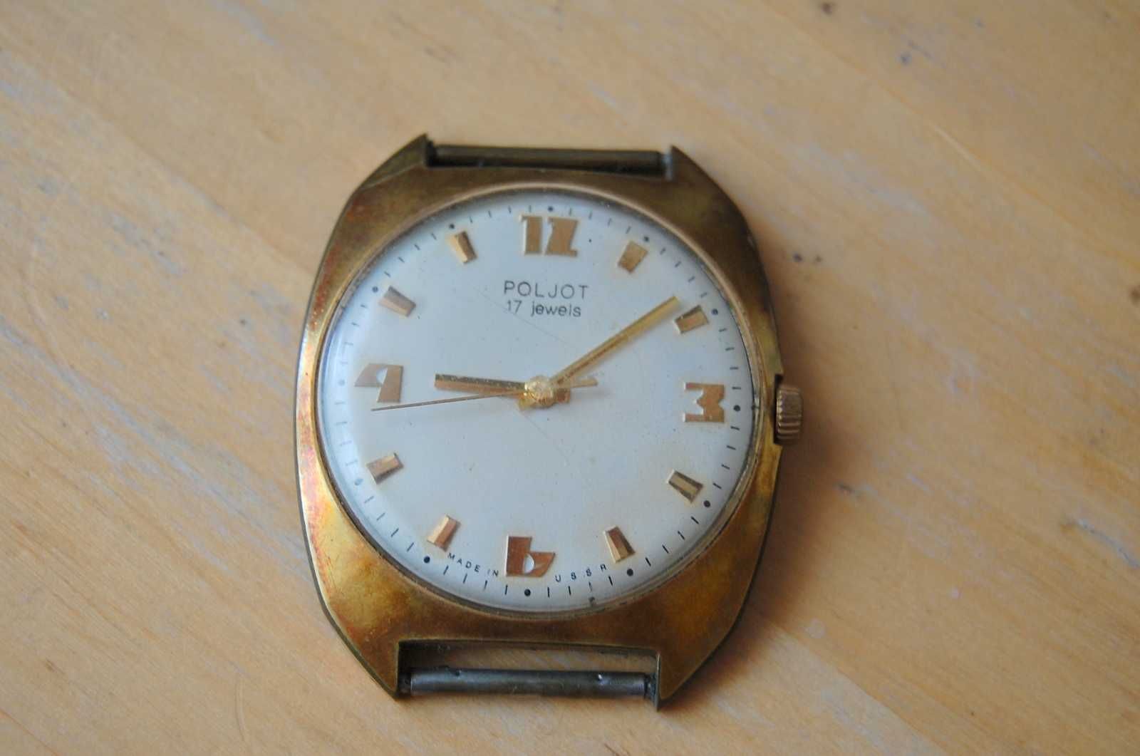 Stary, radziecki, męski zegarek Poljot, 17 kamieni. Mechaniczny.