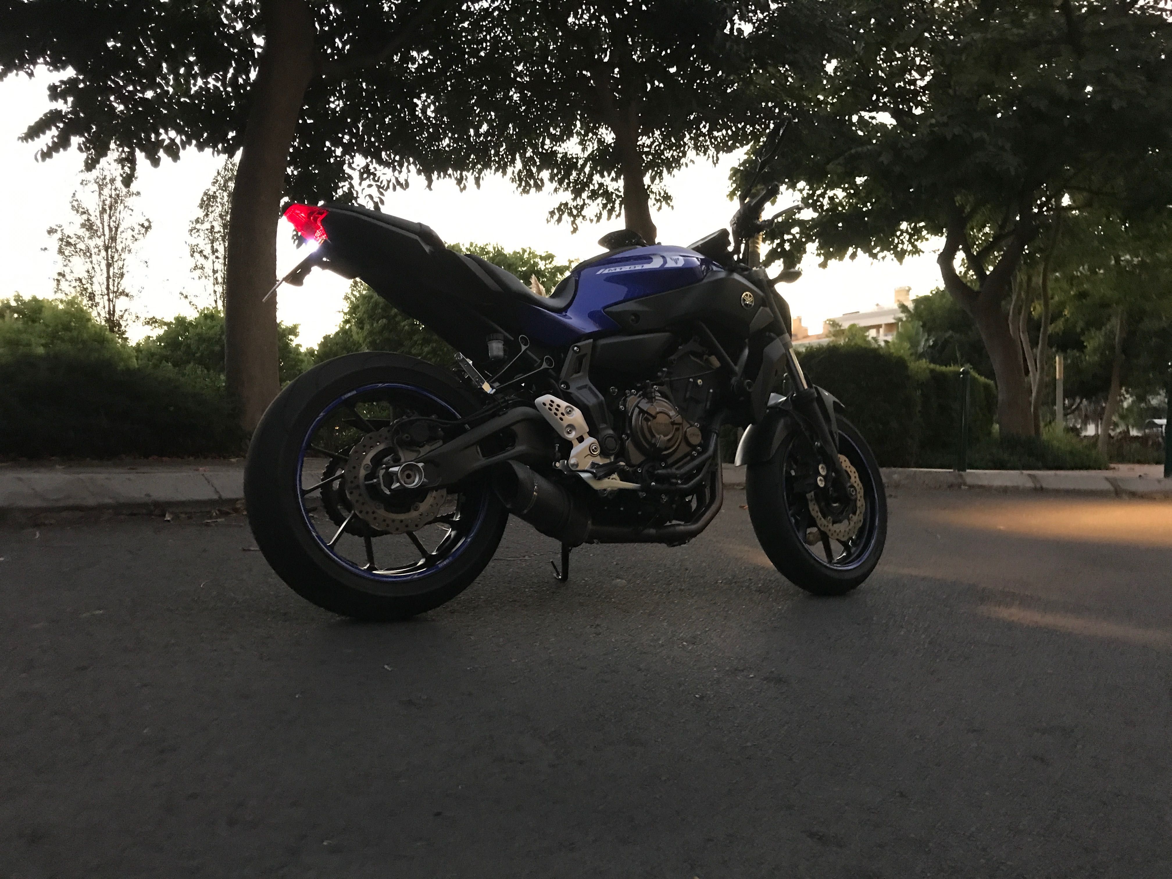 Yamaha MT 07  Azul