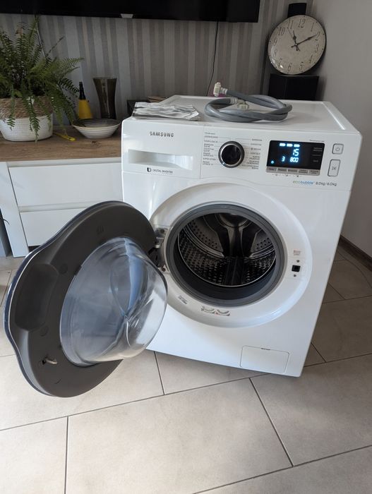 Pralko-suszarka SAMSUNG AI Control EcoBubble 8KG AddWash GWARANCJA