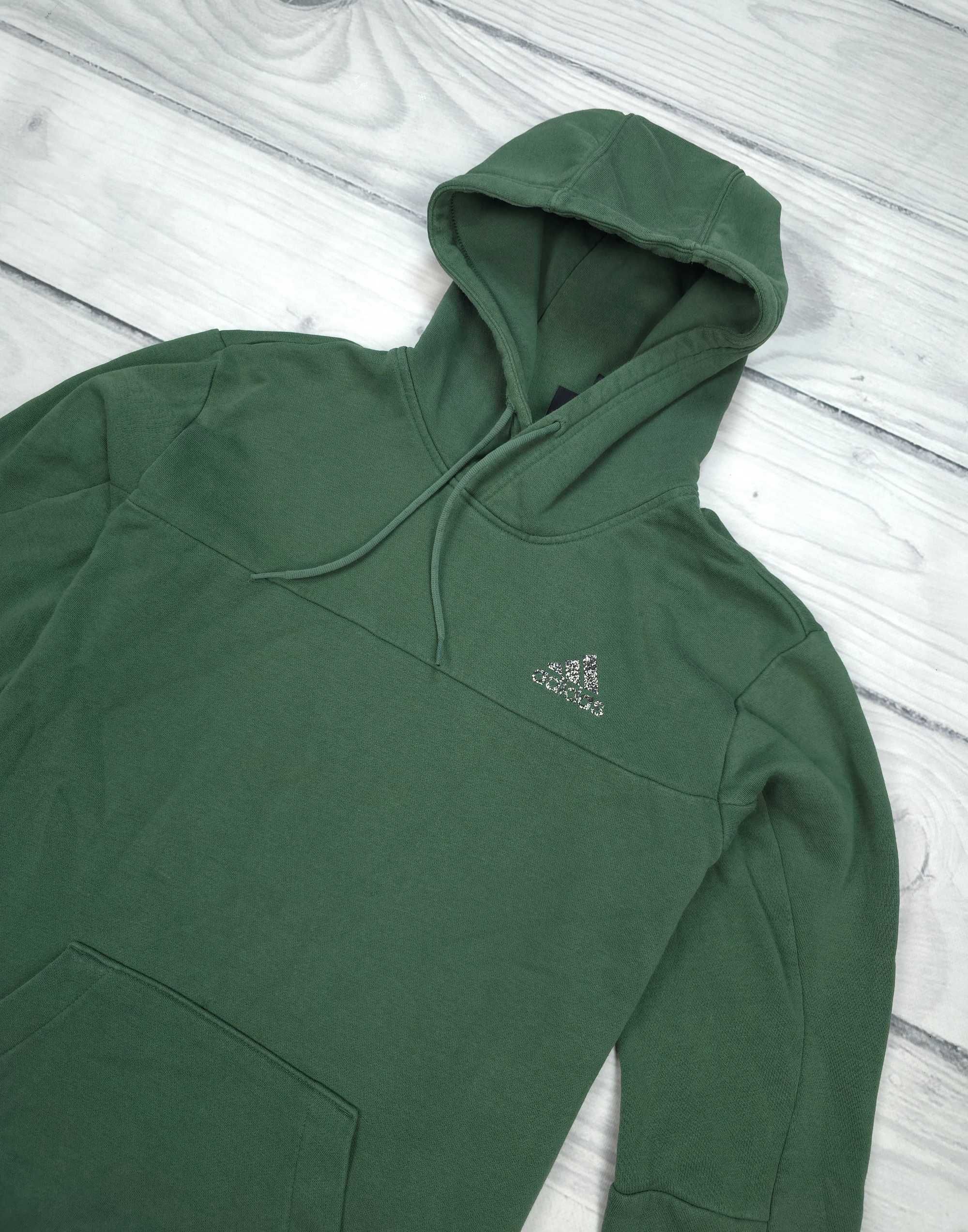 ADIDAS Fleece Męska Bluza Wkładana Bawełniana M