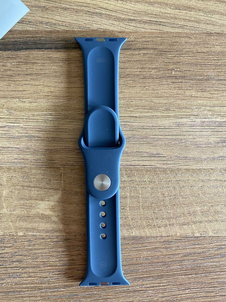 Pasek do apple Watch koperta 40mm zimowy blekit rozmiar S/M
