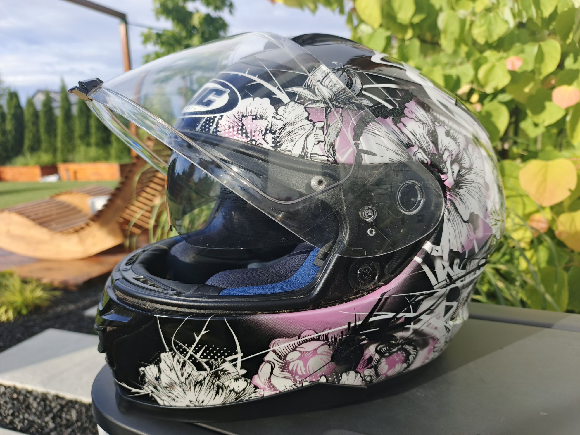 Kask Motocyklowy HJC róż S