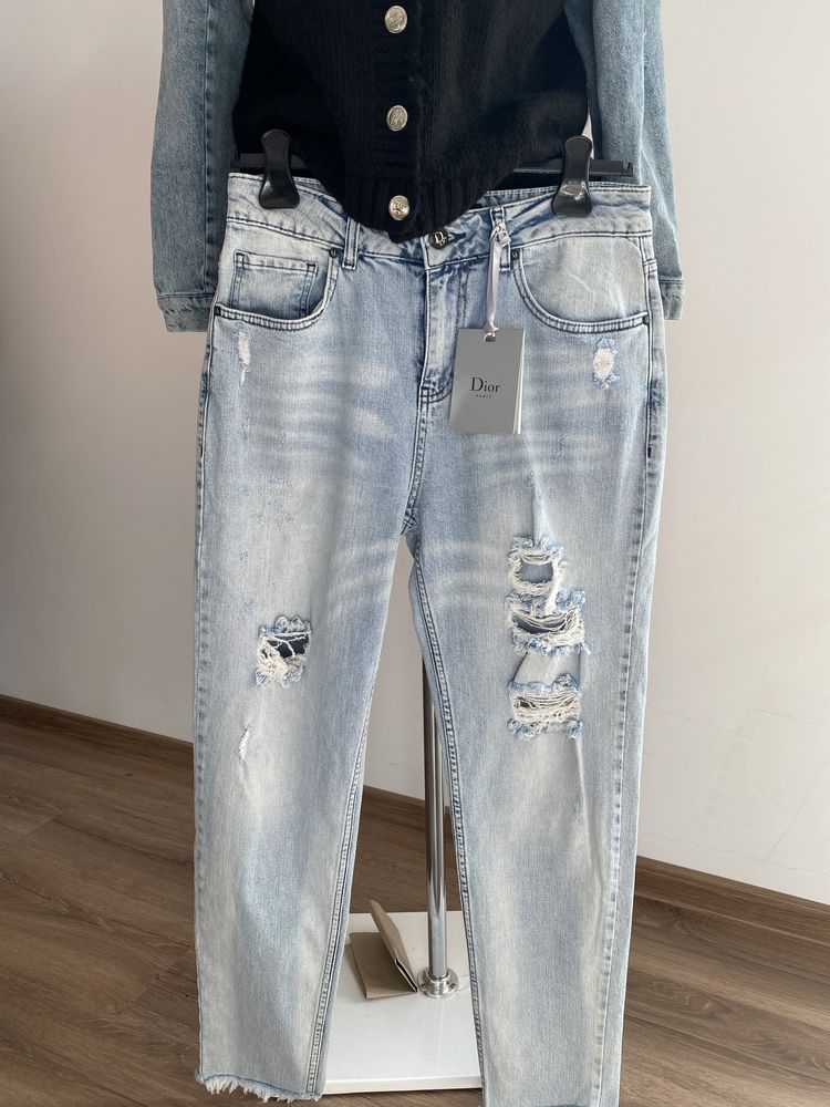 Spodnie Jeans przetarcia