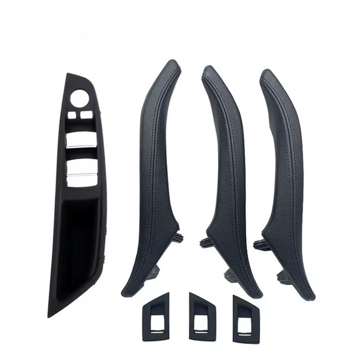 Puxador Pegas moldura Apoio de braço Pele BMW Série 5