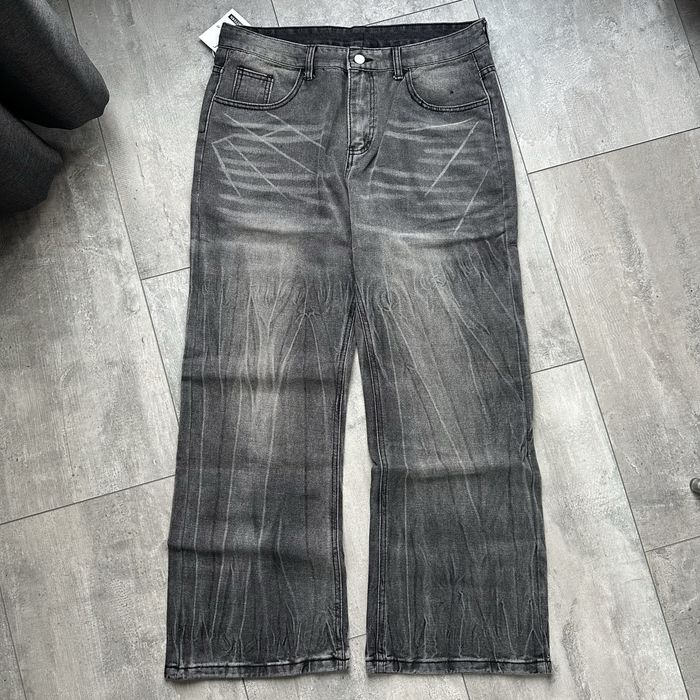 Flared jeans джинсы клеш реп balenci type baggy erd кльош y2k