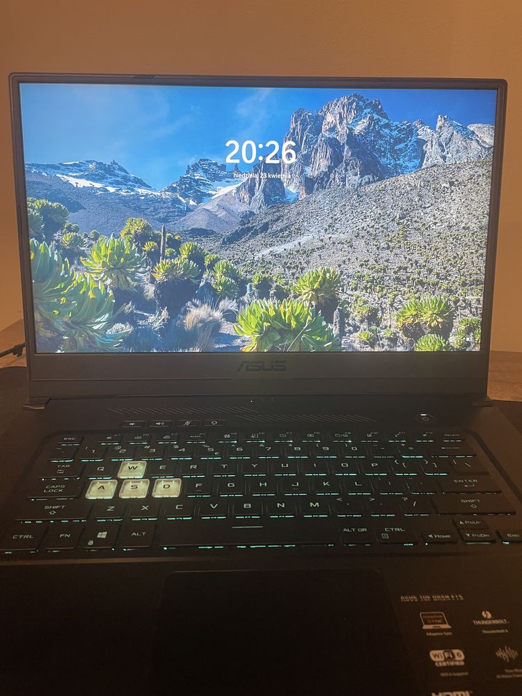 Laptop gamingowy Asus Tuf Dash F15 I7 RTX3060 24GB 1TB zamiana ps5