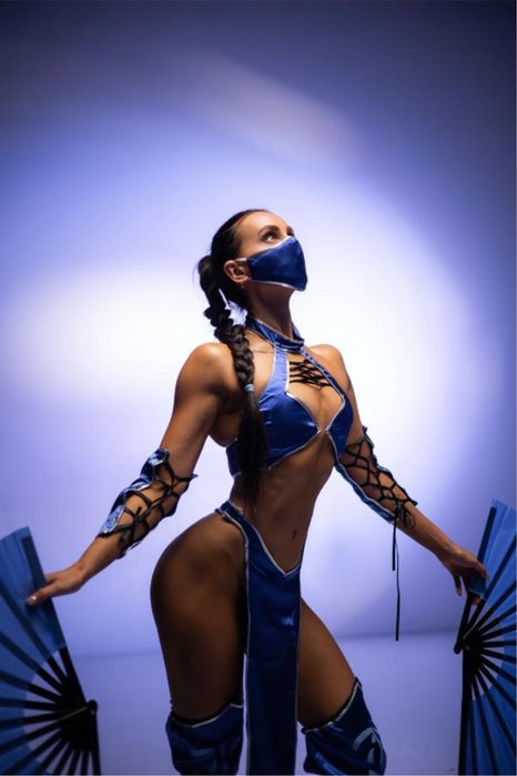 Прокат Костюм Кітана мортал комбат косплей kitana mortal combat