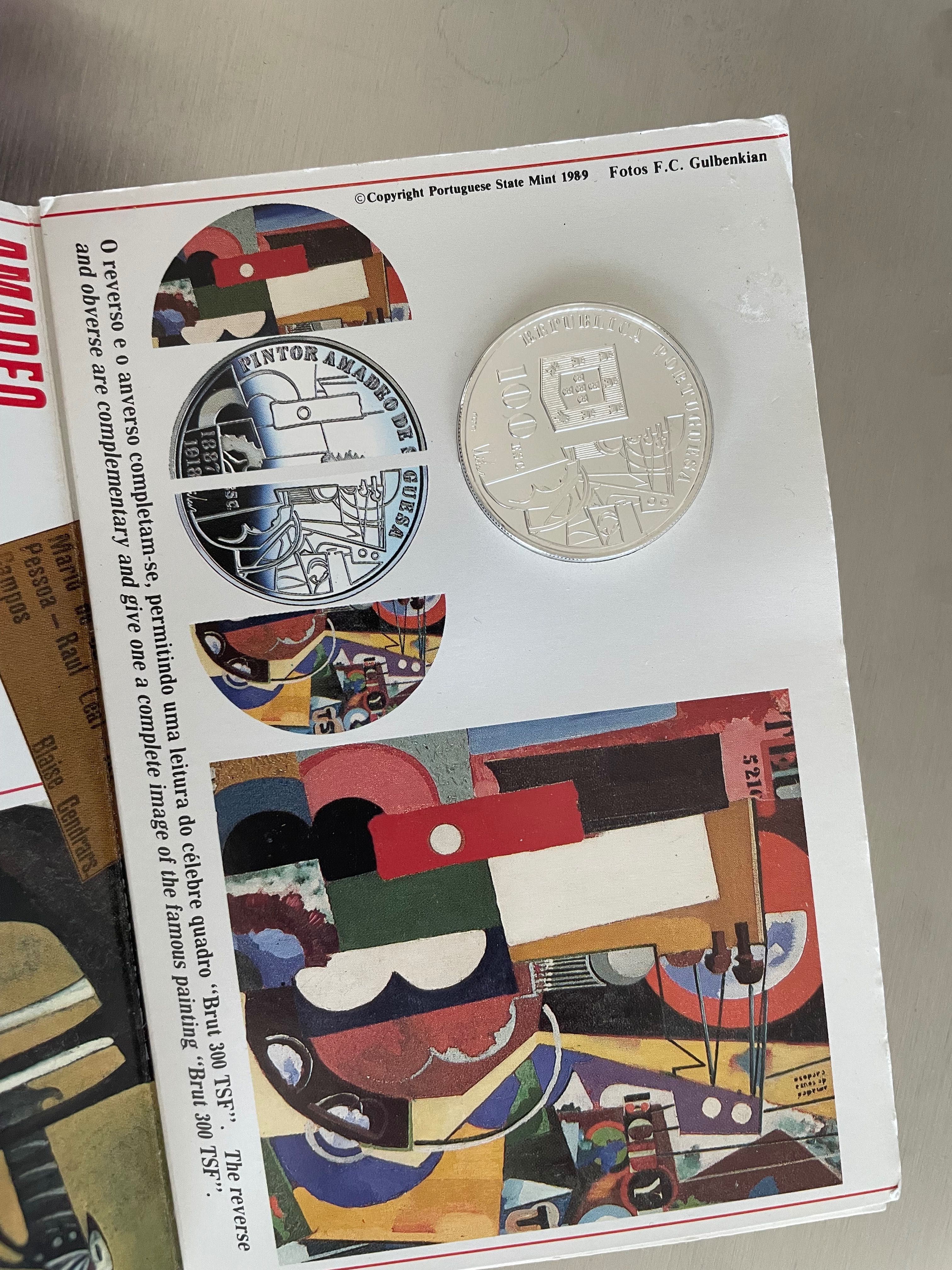 Prata BNC – 100$00 – Pintor Amadeu de Sousa Cardoso – 1989