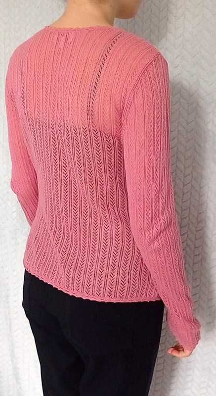 Bawełniany wiązany sweter Jackpot r. 34