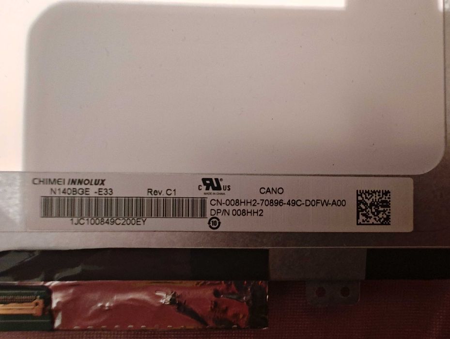 Matryca ekran 14" EDP LED HD 1366x768 Dell e7440