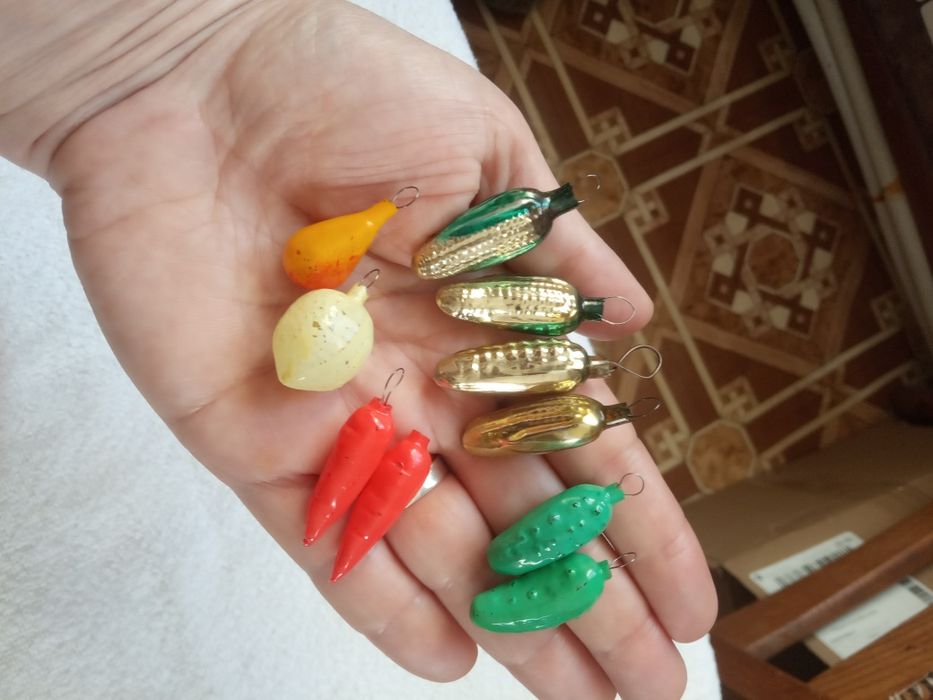 Ёлочные мини игрушки.