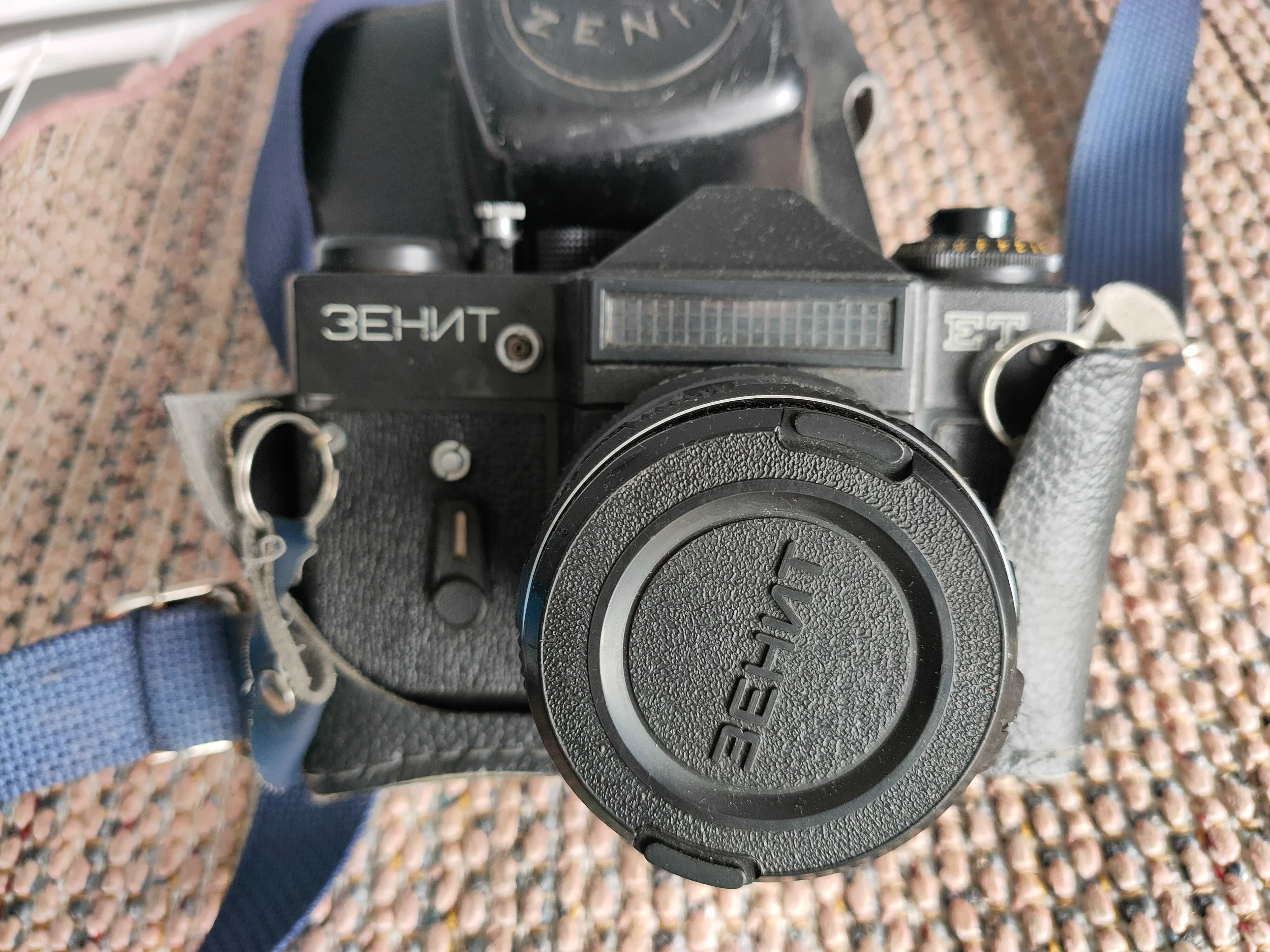 Aparat ZSSR  Zenit ET, FOD 5B, Lubitel 166B - ZESTAW