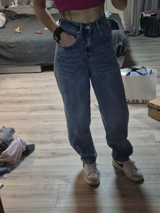 Джинси багги xs s 30 32 34