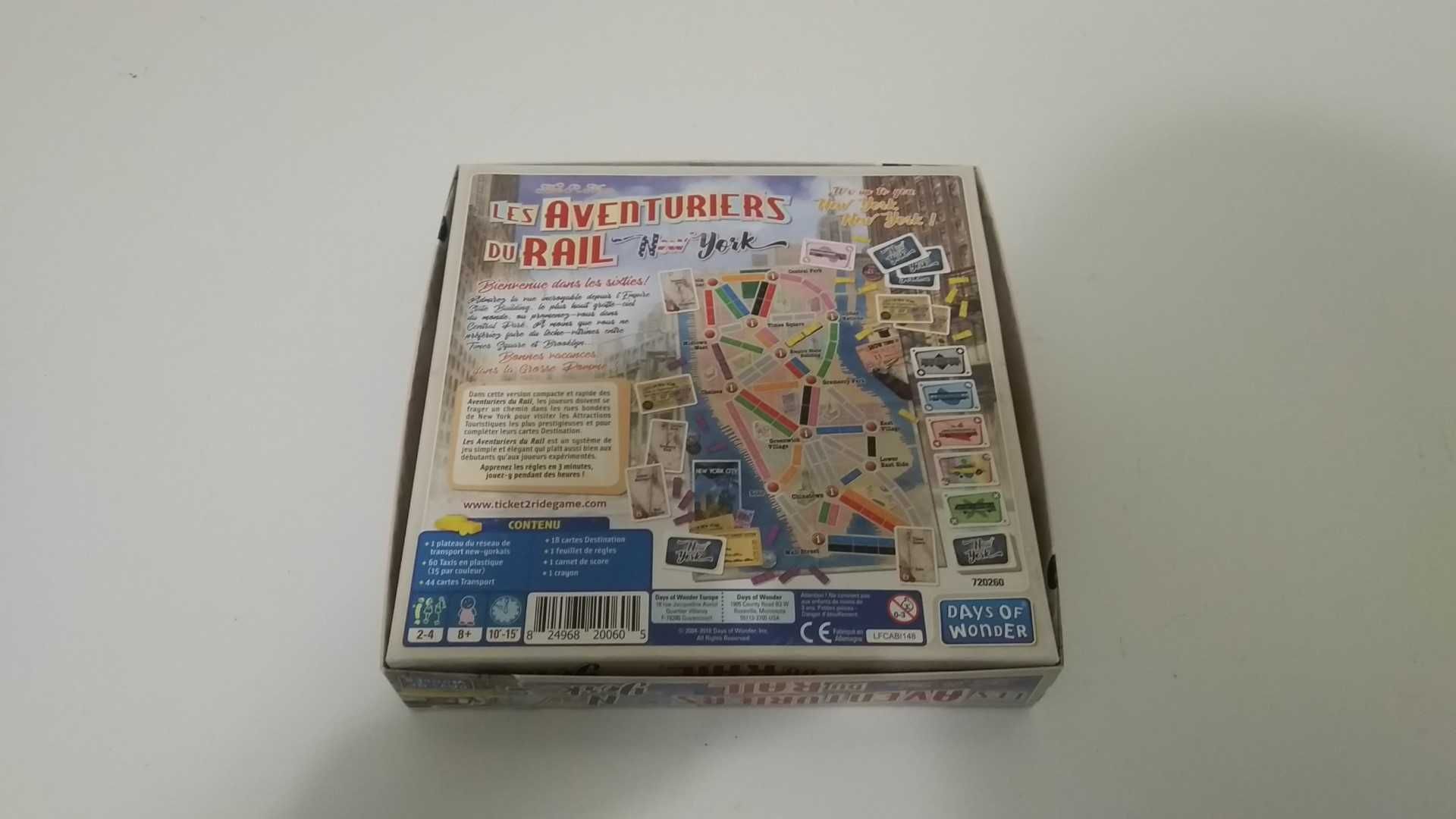 Ticket to Ride New York - Jogo de Tabuleiro