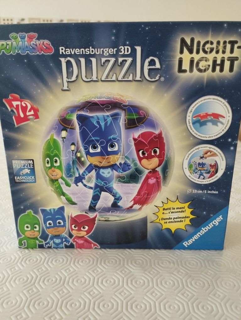 Candeeiro puzzle pjmasks