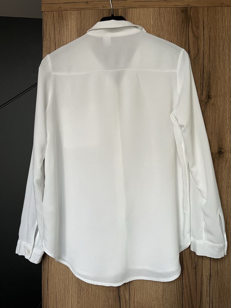 Biała koszula damska oversize H&M 32/34