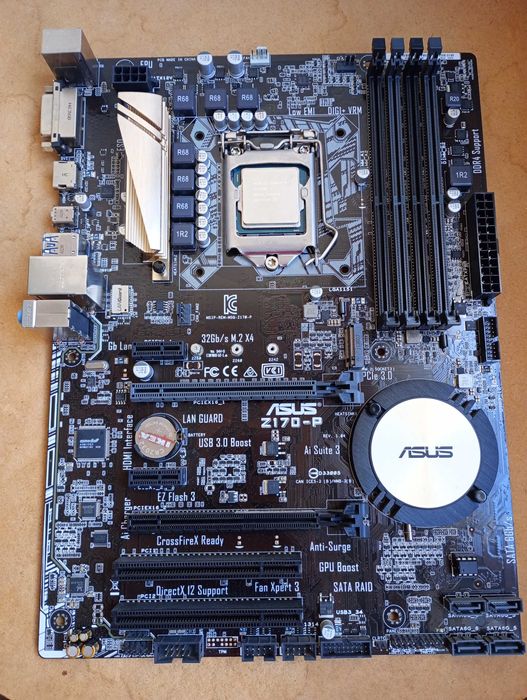ASUS Z170-P + i7-6700 / Motherboard + processador LGA1151
