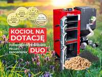 Piec, kocioł C.O. Ekopel 12 kW DUO na PELLET + ekogroszek 5 KLASA