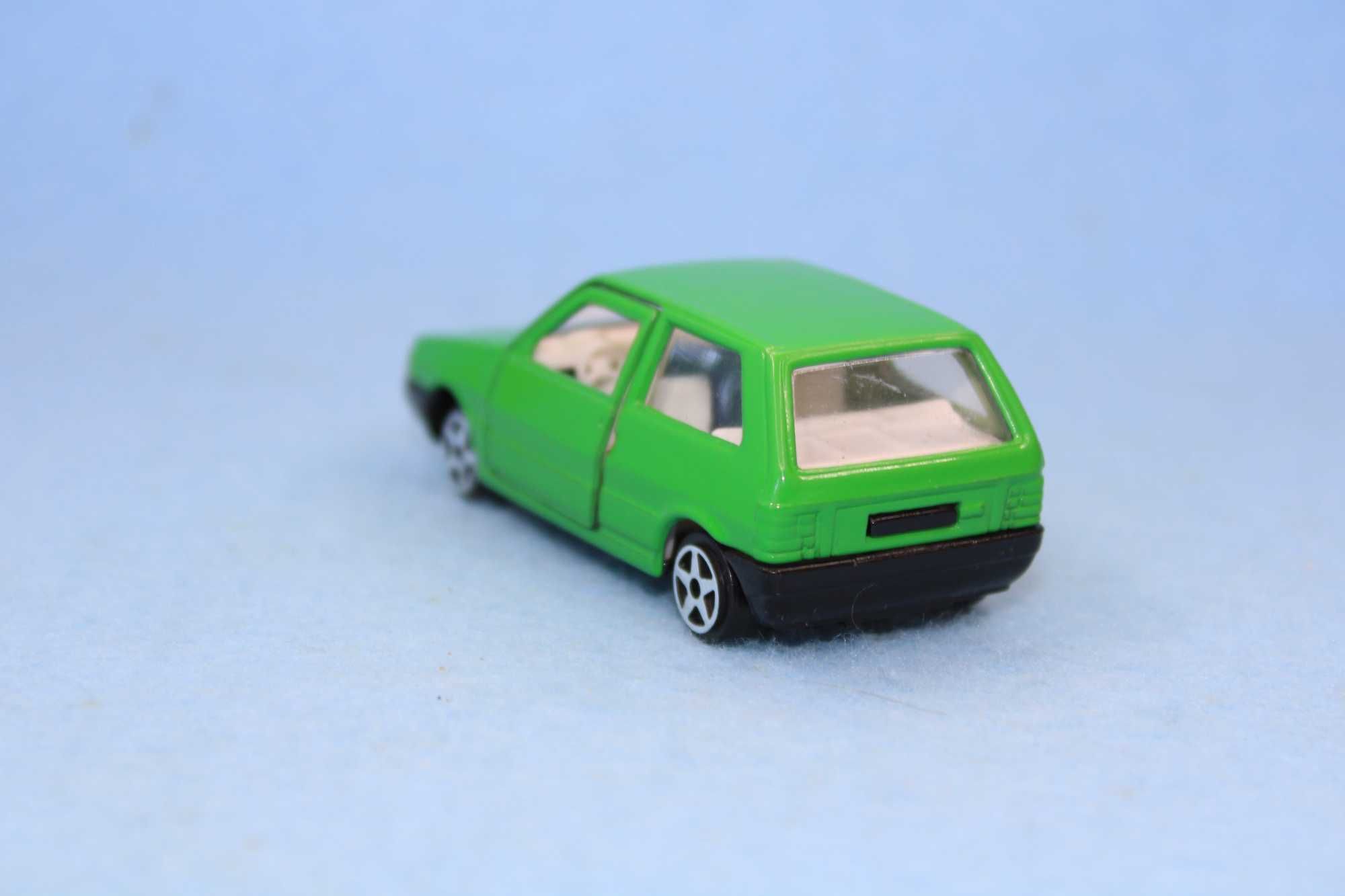 3 Miniaturas antigas Poliguri Fiat Uno, Peugeot 405 e Mercedes-Benz