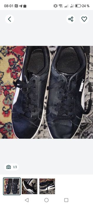 Кроссовки кеды оригинал Puma 43р