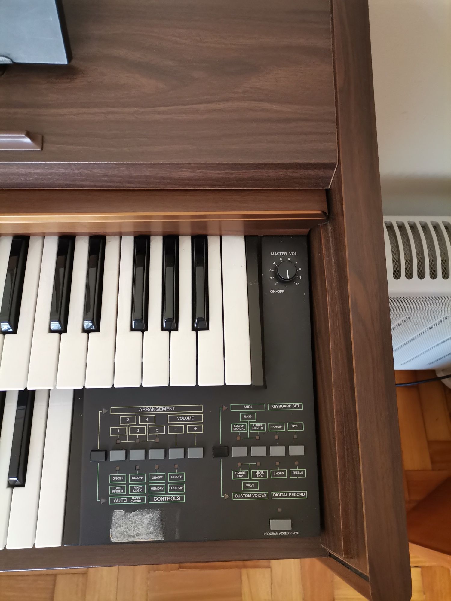 Órgão instrumento musical