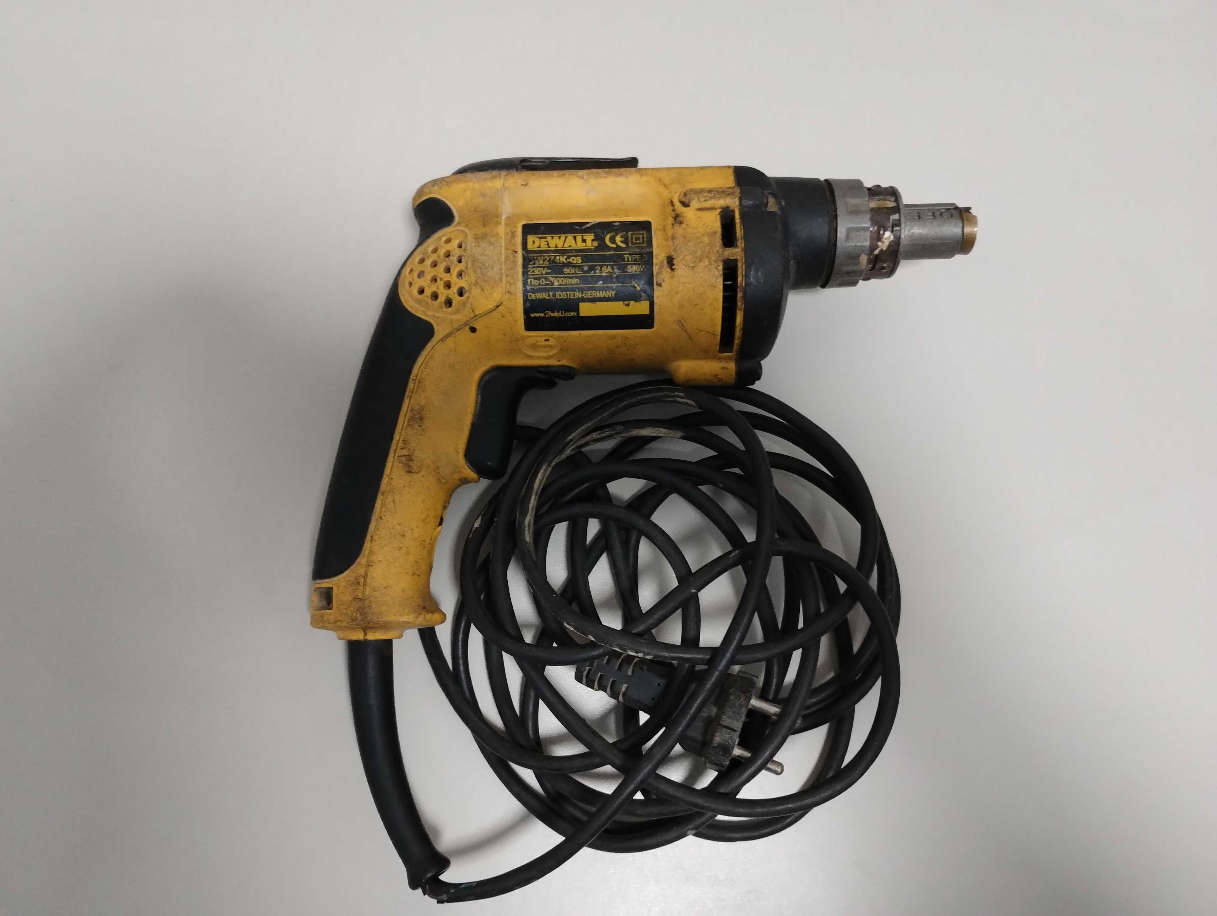 Сетевой шуруповёрт,дрель DeWalt dw274k