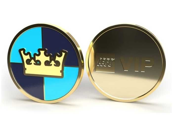 Moedas de coleção LEGO VIP