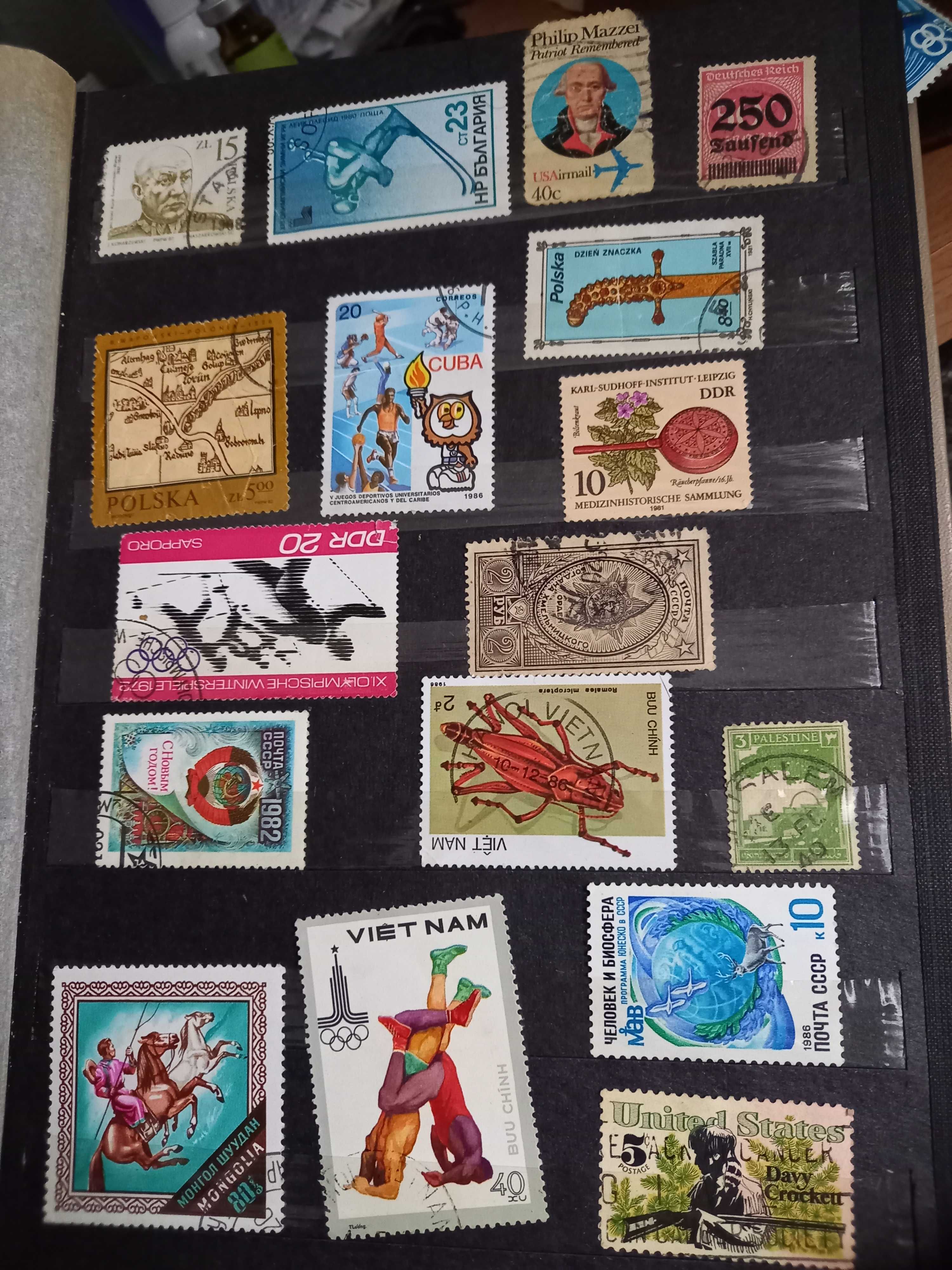 РАСПРОДАЖА большой коллекции почтовых марок (разные страны) подборка 3
