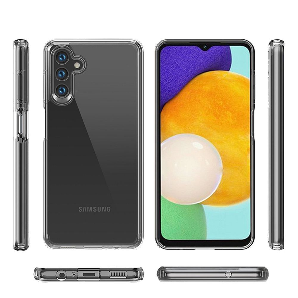 Etui Case Plecki Przeźroczysty Samsung Galaxy A13 5G / A04S + Szkło 9H