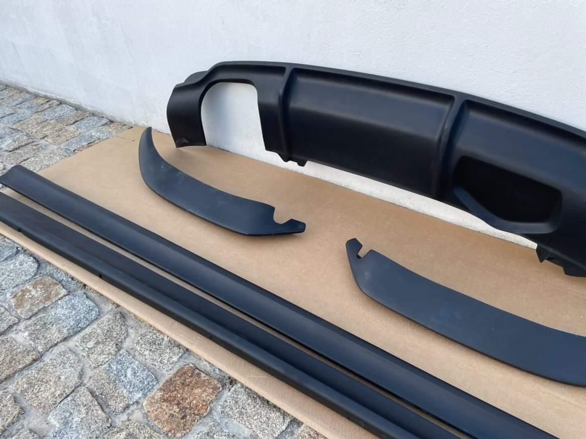 SPOILER DIFUSOR DE ESCAPE Aba Pala LÂMINA AUDI A1 S1 RS1 S-LINE SLINE