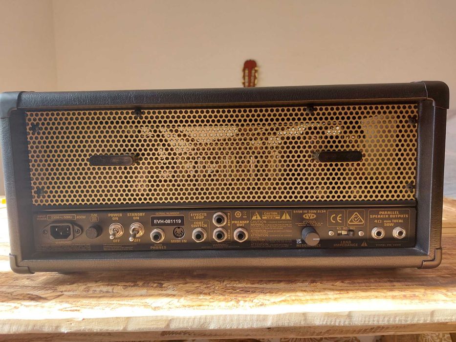Amplificador EVH 5150 III EL34 50W como novo