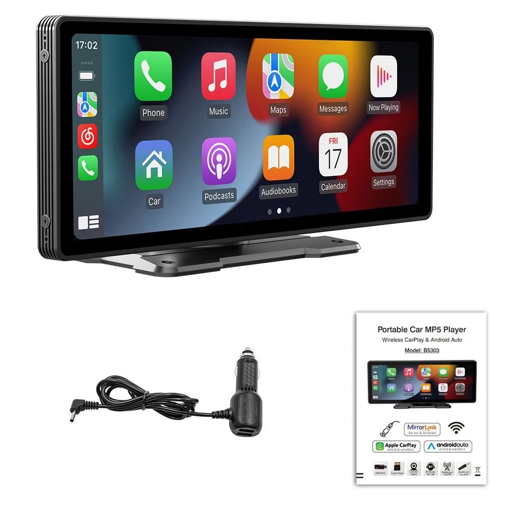 Carplay portátil MP5 p carro ecrã 11,26  Bluetooth 1920x720  WiFi