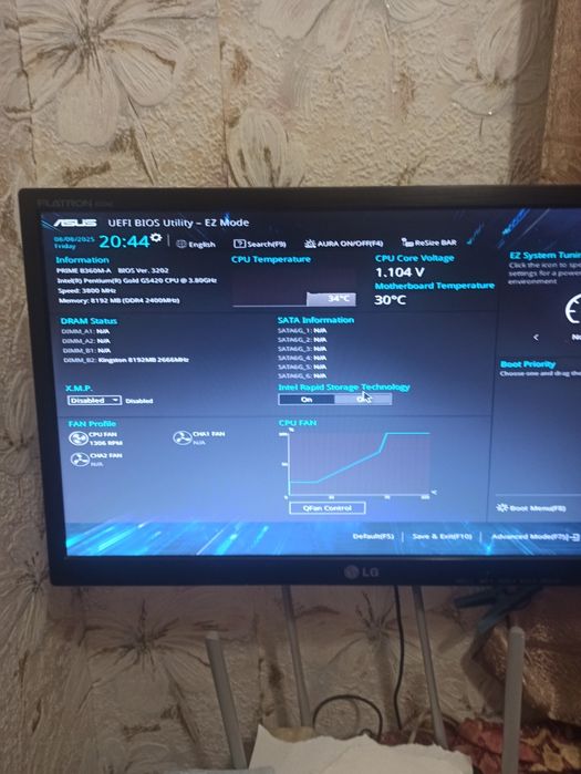 Продам материнский плата  Prime B360M-A и процессорPentium G5420кулер!