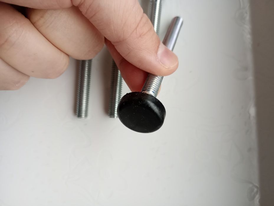 Regulator do mebli, stopka meblowa M8 x 80 mm, nóżka regulowana