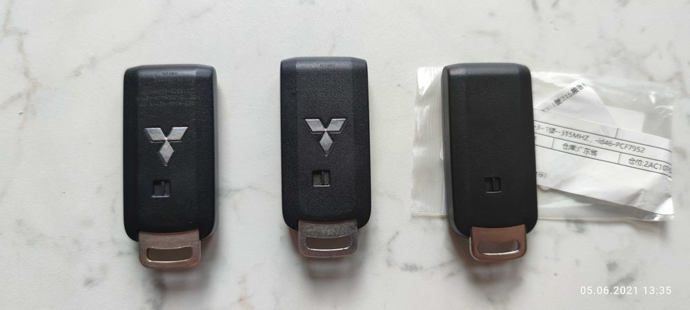 Ключ, брелок Mitsu Lanсer X, Outlander 3, Аутлендер Sport, ASX, PHEV