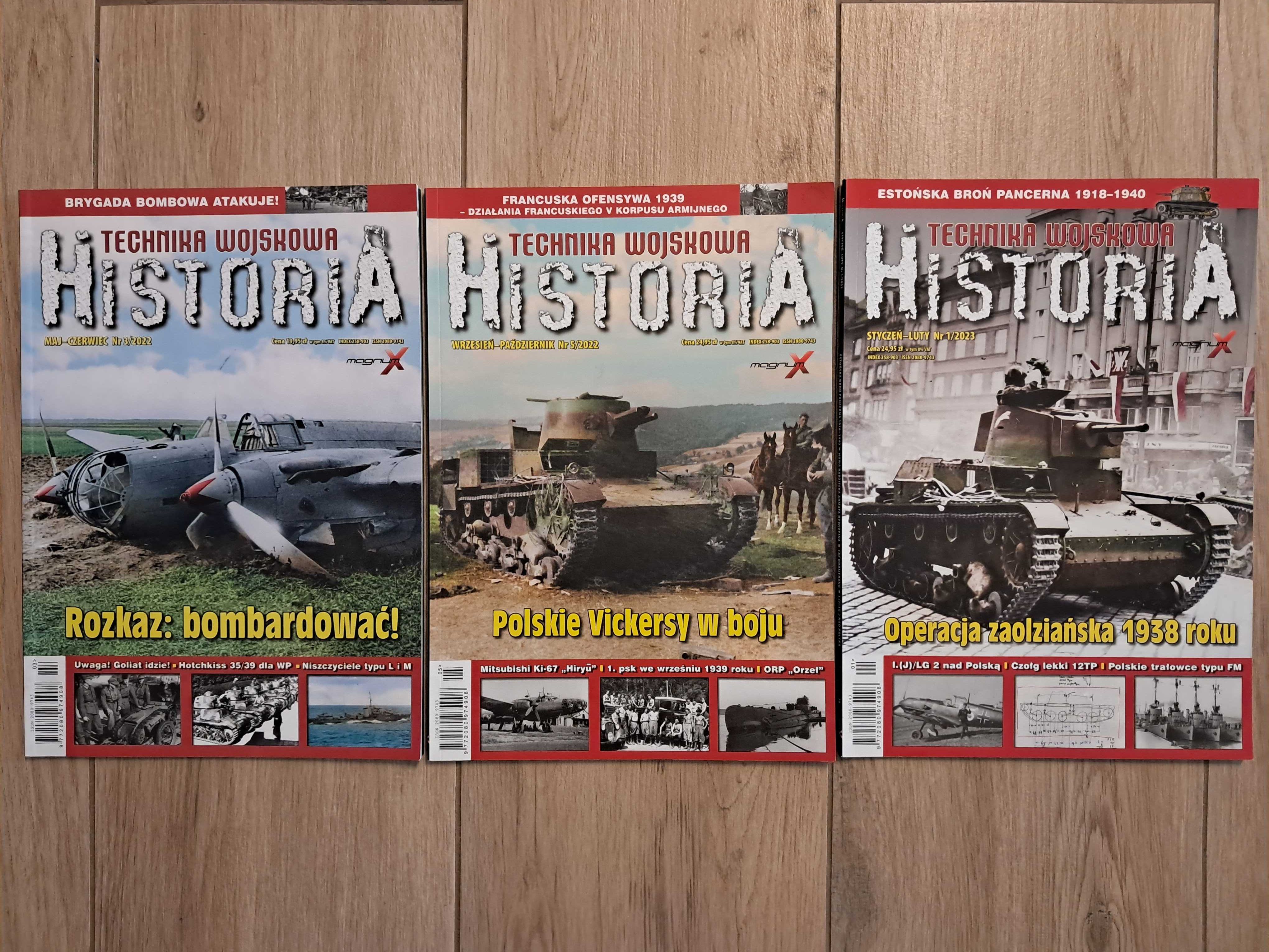 Technika Wojskowa Historia - Nr 75 , 77 , 79