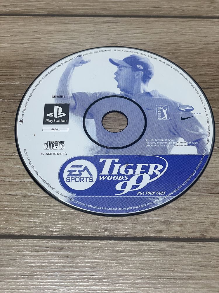 Gra na konsolę Psx ps1 playstation Tiger Woods 99