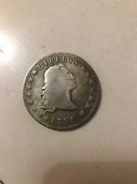 Древняя монета США 1795 год старовинна монета