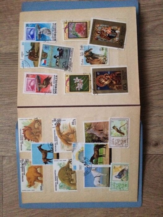 Почтовые марки 70х - 80х годов