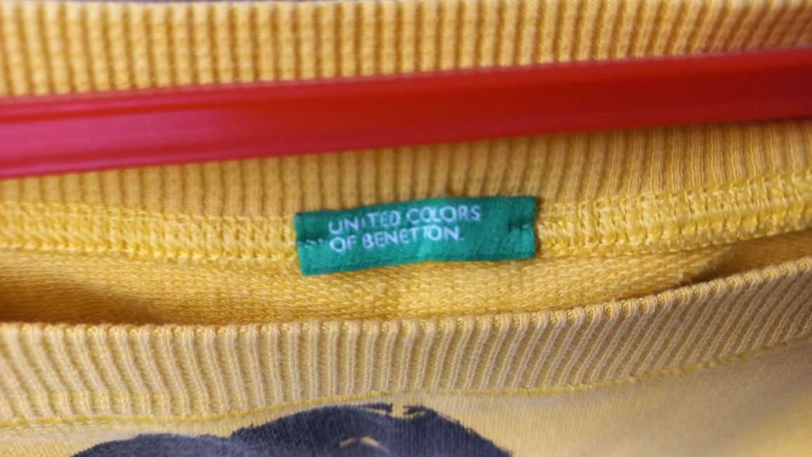 Żółta bluza S United Colors of Benetton