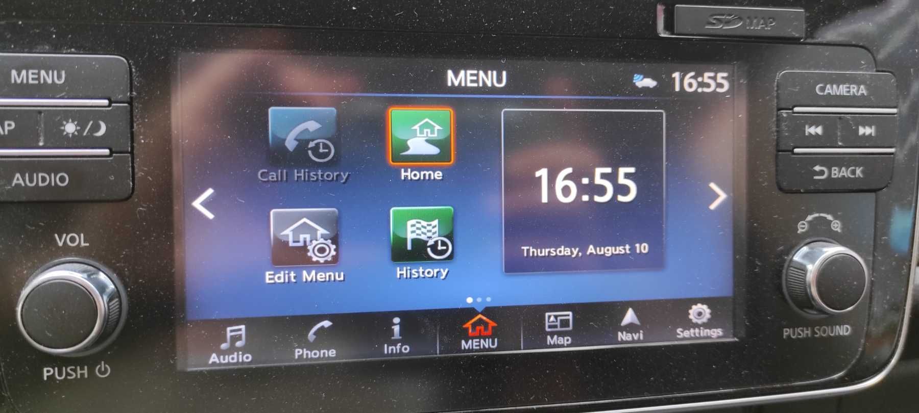 Nissan Leaf 2 ZE1 2018 SD card