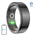Smart Ring Colmi R02 Pulsometr, Spo2, Sen Do 6 Dni Czarny